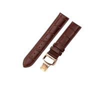 LANAPPTLTG Ajuste for Tissot reemplazar 1853 Le Locle T41 correa de reloj T00407b apto for Starfish Junya T461 accesorios hombres mujeres(Brown-Rose-B1,19mm)