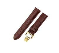 LANAPPTLTG Ajuste for Tissot reemplazar 1853 Le Locle T41 correa de reloj T00407b apto for Starfish Junya T461 accesorios hombres mujeres(Brown-Golden-B1,21mm)