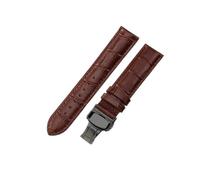 LANAPPTLTG Ajuste for Tissot reemplazar 1853 Le Locle T41 correa de reloj T00407b apto for Starfish Junya T461 accesorios hombres mujeres(Brown-Black-B1,22mm)