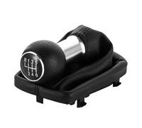LANAPPTLTG Apto for Audi A3 S3 2001 2002 2003 Perilla de cambio de marchas manual de 5/6 velocidades for coche Palanca de cambios Polaina de mano(6 Speed BlackLine)