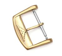 LANAPPTLTG Cierre De Reloj De Acero Inoxidable, Ajuste Adaptado For Longines L2L4, Ajuste For Jialan, Ajuste For Majestic, Ajuste For Jialan Luya, Accesorios De Hebilla De Reloj T07(Gold,18mm)