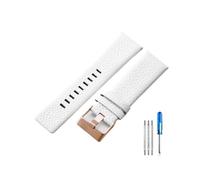 LANAPPTLTG Correa apta for diésel Dz7313 Dz7322 7257 Dz4323 serie 1657, correa de reloj transpirable con patrón Litchi N26 de 28mm(White-Rose-K3,24mm)