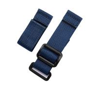 LANAPPTLTG Correa de reloj BR de lona de nailon con cierre de gancho y bucle apta for hombres apta for Panerai Bell & Ross, apta for correa Hamilton 20 22 24mm(Blue,20mm)