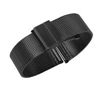 LANAPPTLTG Correa de reloj P66, línea de correa de reloj de acero inoxidable apta for correa de malla Milán, pulsera de 18mm, 20mm, 22mm y 24mm(Black,14mm)