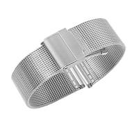 LANAPPTLTG Correa de reloj P66, línea de correa de reloj de acero inoxidable apta for correa de malla Milán, pulsera de 18mm, 20mm, 22mm y 24mm(Silver,22mm)