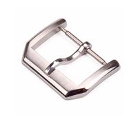 LANAPPTLTG Correas de reloj de acero inoxidable 316L, cierre de 18mm, 20mm, accesorios de correa de reloj de plata pulida y cepillada, hebilla Tang(22mm)