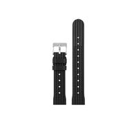 LANAPPTLTG Watchdives apto for correa de reloj Waffle 20mm 22mm reemplazo agradable for la piel correa de reloj de goma suave Premium(WD.F1-Black,22mm)
