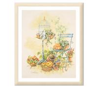 Lanarte Kits De Punto De Cruz Contado Completo Arte De Pared DIY LIBRE DE LA JAULA Set Manualidades Adultos Set Decoracion Salon Creativo Regalo ca. 37 x 43 cm Cross Stitch Embroidery
