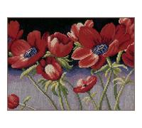 LANARTE Kits De Punto De Cruz Contado Completo Arte De Pared DIY SINTIÉNDOSE Fabulosa Set Manualidades Adultos Set Decoracion Salon Creativo Regalo ca. 28 x 22 cm Cross Stitch