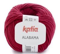 Lanas Katia Alabama Ovillo de Color Granate Cod. 61