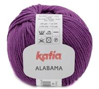 Lanas Katia Alabama Ovillo de Color Morado Cod. 68