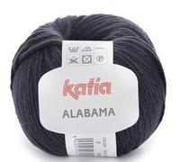 Lanas Katia Alabama Ovillo de Color Negro Cod. 2