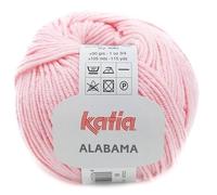 Lanas Katia Alabama Ovillo de Color rosapalo Cod. 65