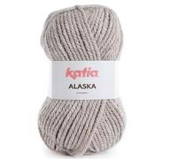 Lanas Katia Alaska Ovillo de Color Antracita