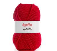 Lanas Katia Alaska Ovillo de Color Granate