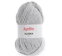 Lanas Katia Alaska Ovillo de Color Plata