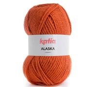 Lanas Katia Alaska Ovillo de Color Teja