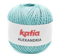 Lanas Katia Alexandria Ovillo de Color aguazul Cod. 20