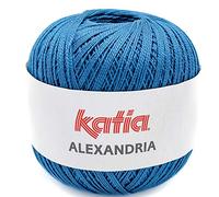 Lanas Katia Alexandria Ovillo de Color azulon Cod. 25