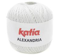 Lanas Katia Alexandria Ovillo de Color Blanco Cod. 1