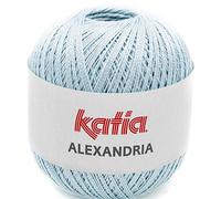 Lanas Katia Alexandria Ovillo de Color Celeste Cod. 22