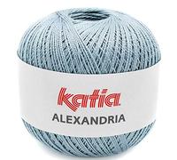 Lanas Katia Alexandria Ovillo de Color celeston Cod. 23