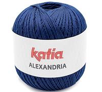 Lanas Katia Alexandria Ovillo de Color Marino Cod. 5.