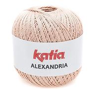 Lanas Katia Alexandria Ovillo de Color rosahumo Cod. 12
