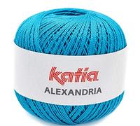 Lanas Katia Alexandria Ovillo de Color Turquesa Cod. 24