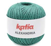 Lanas Katia Alexandria Ovillo de Color verdemar Cod. 18