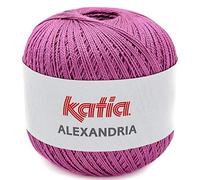 Lanas Katia Alexandria Ovillo de Color Violeta Cod. 34
