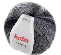 Lanas Katia Azteca Ovillo de Color Acero Cod. 7856