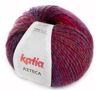 Lanas Katia Azteca Ovillo de Color Cardenal Cod. 7847
