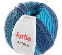 Lanas Katia Azteca Ovillo de Color Cobalto Cod. 7851