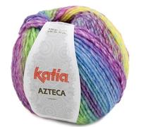 Lanas Katia Azteca Ovillo de Color Naranja Cod. 7871