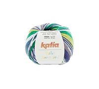 Lanas Katia Baby Jacquard Ovillo de Color Esmeralda Cod. 90