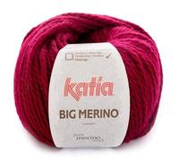 Lanas Katia Big Merino Ovillo de Color Burdeos Cod. 24