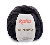 Lanas Katia Big Merino Ovillo de Color Negro Cod. 2