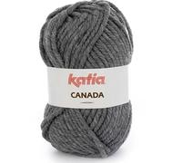Lanas Katia Canada Ovillo de Color Gris Cod. 12