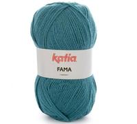 Lanas Katia FAMA Ovillo de Color aguamar