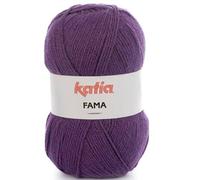 Lanas Katia FAMA Ovillo de Color Berenjena