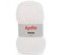 Lanas Katia FAMA Ovillo de Color Blanco