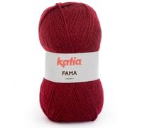 Lanas Katia FAMA Ovillo de Color Burdeos
