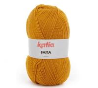 Lanas Katia FAMA Ovillo de Color Dorado