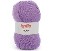 Lanas Katia FAMA Ovillo de Color Lila