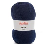 Lanas Katia FAMA Ovillo de Color Marino