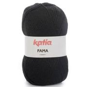 Lanas Katia FAMA Ovillo de Color Negro