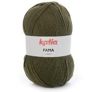 Lanas Katia FAMA Ovillo de Lana Fina y Suave Musgo