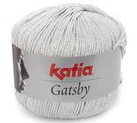Lanas Katia Gatsby Ovillo de Color Plata Cod. 88500
