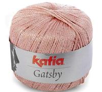 Lanas Katia Gatsby Ovillo de Color Salmon Cod. 53